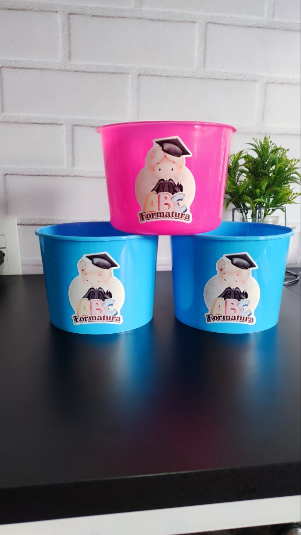 10 Baldinho de Pipoca - qualquer tema - Personalizado - Imagem 6