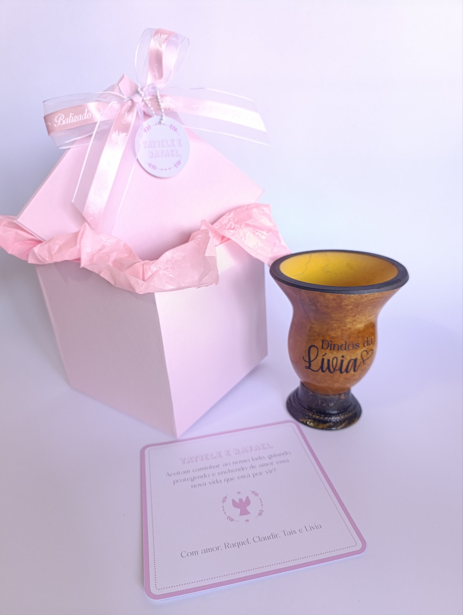 Convite Padrinhos - Cuia Personalizada - Imagem 2