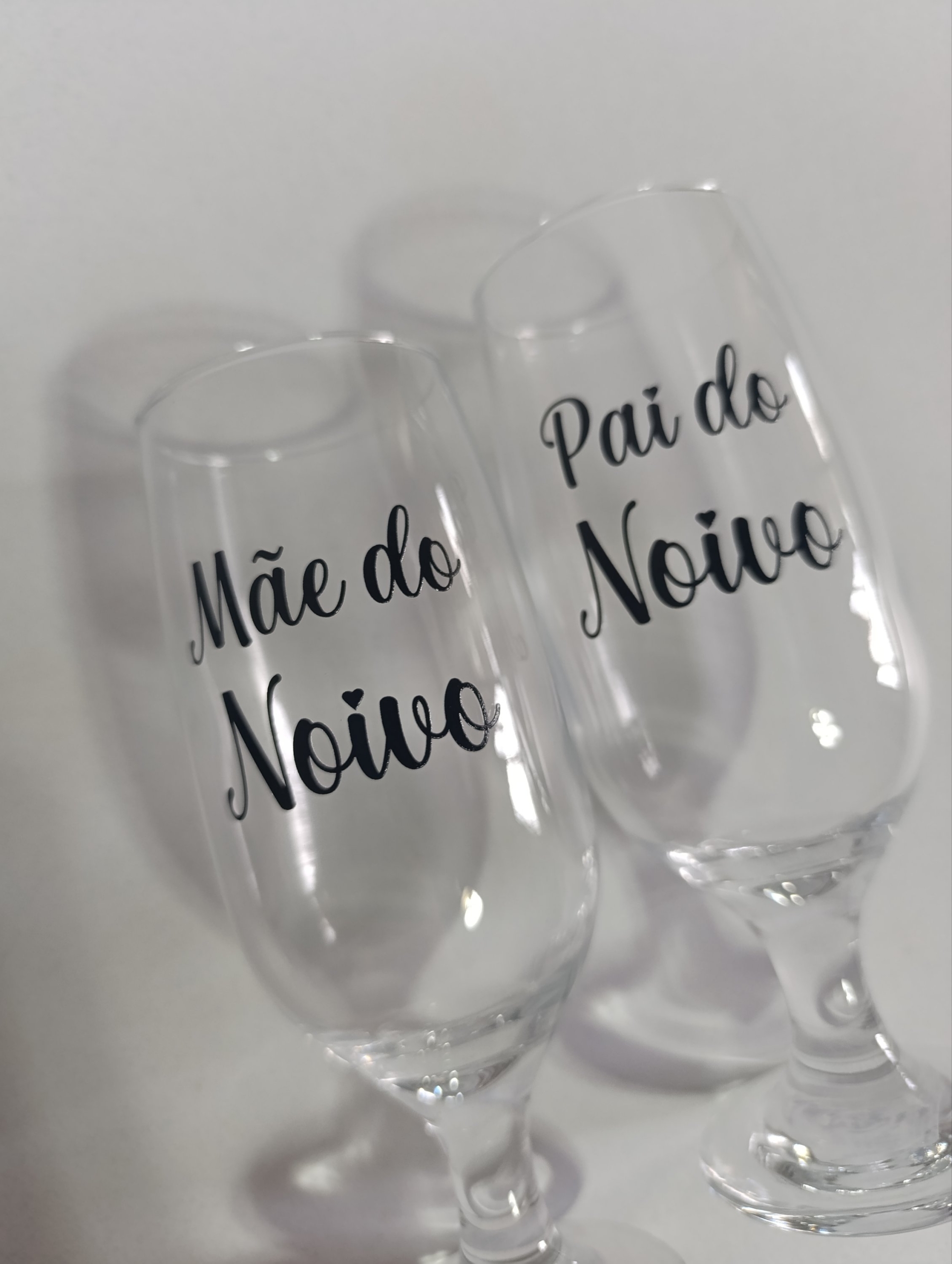 Kit Convite aos Pais dos Noivos – Caixa Personalizada com Taças e Mini Espumante - Imagem 3